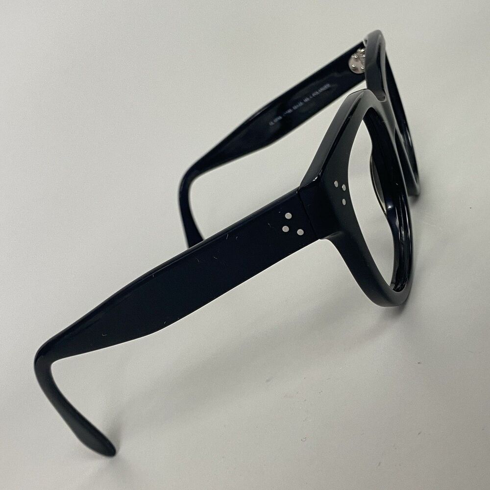 CELINE CL41755 Audrey 807/3H Black Cat eyeglasses 55-22-145 Italy Classic Frame - Picture 3 of 14
